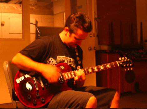 A young man and his Axe